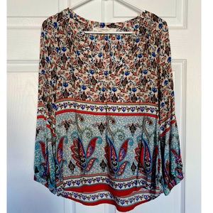 Women’s V-Neck Tunic Top- Size L
